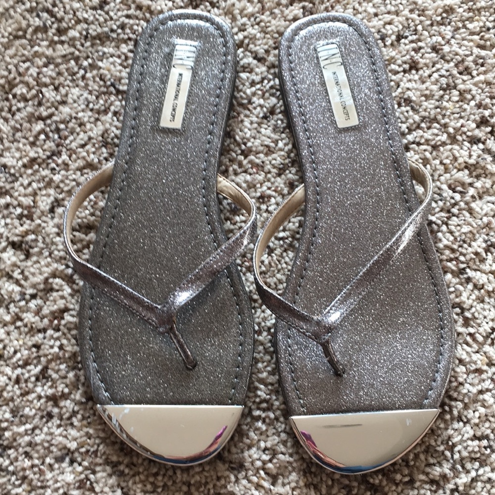 Silver sparkly I.N.C sandal